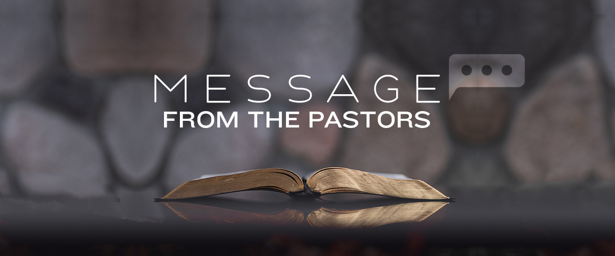 Message From The Pastors-webpage